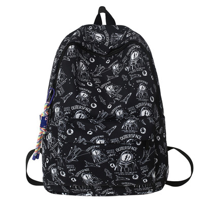 Harajuku Space Print backpack