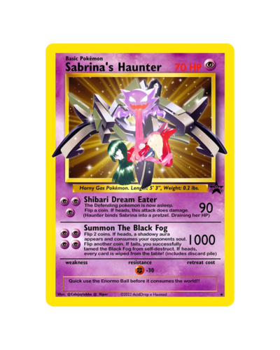Sabrina's Haunter Promo Holo Card