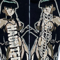 Sleeve Woven Shibari Dream Eater Hoodie - Thumbnail 1