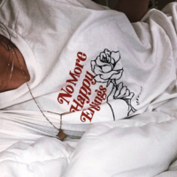 Free Shipping-"NO MORE HAPPY ENDINGS" TEE - Thumbnail 2