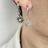 Free Shipping-SUN EARRINGS - Thumbnail 2
