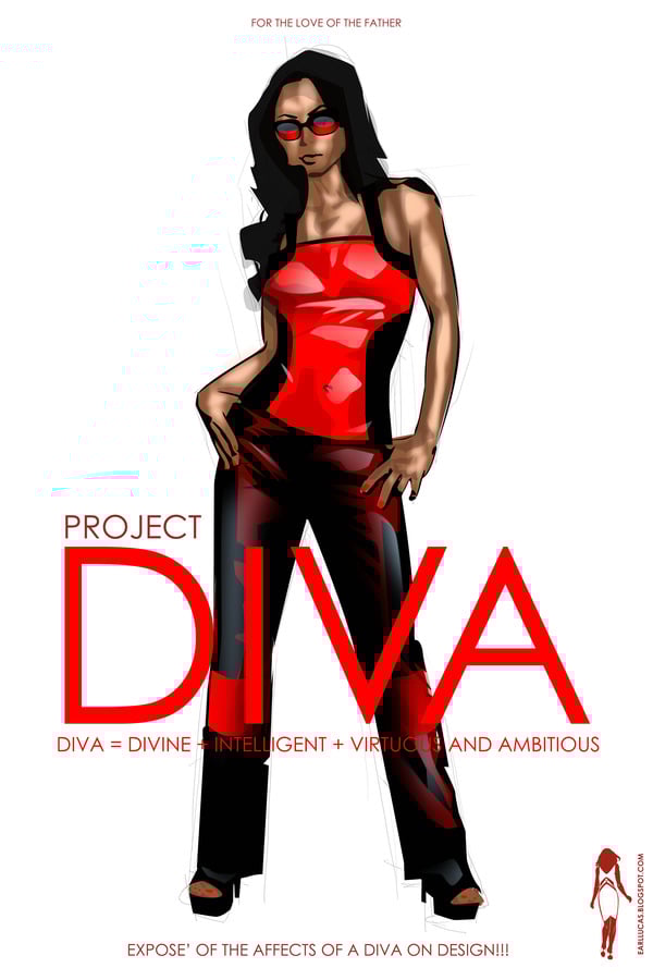 The legend of DIVA - 24X36 poster