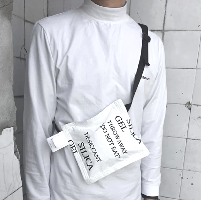 Free Shipping-"SILICA GEL" CROSS BODY BAG