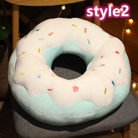Donut pillow cartoon food shape cushion indoor nap leisure cushion cute ice cream cushion - Thumbnail 2