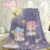 Gemini anime background blanket quilt blanket - Thumbnail 3