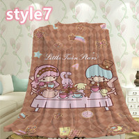 Gemini anime background blanket quilt blanket - Thumbnail 7