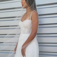 Sweet A Line Sweetheart Tulle Wedding Dresses with Beading - Thumbnail 1