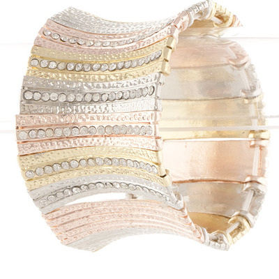 "release" concave bar bracelet