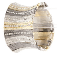 "Release" Concave Bar Bracelet - Thumbnail 1