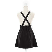 Dream Outlook Summer 2way Heart Buckle Flared Strap Skirt - Thumbnail 3