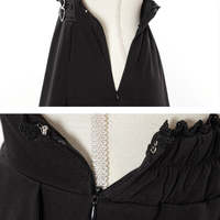 Dream Outlook Summer 2way Heart Buckle Flared Strap Skirt - Thumbnail 6