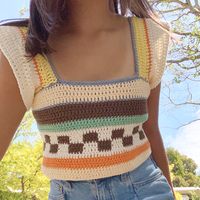 90's AESTHETIC KNITTED TOP  - Thumbnail 2