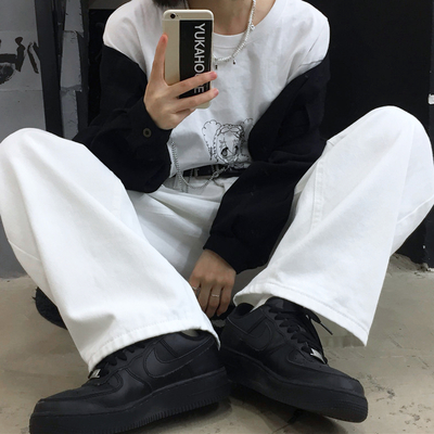 Free Shipping-90s WHITE JEANS