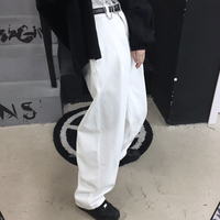 Free Shipping-90s WHITE JEANS - Thumbnail 3