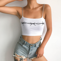 Thorns Chain Camisole Tank Top - Thumbnail 1