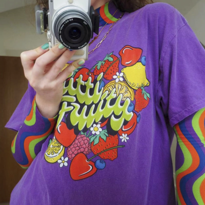 Fruit purple tee
