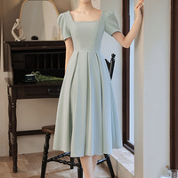 Cute A-line short prom dress homecoming dress - Thumbnail 1