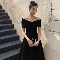 Cute V-neck velvet short prom dress homecoming dress - Thumbnail 1