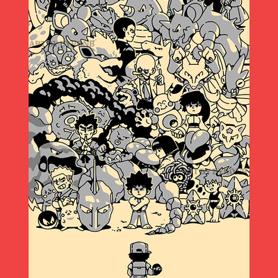 Double-sided road to the league poster