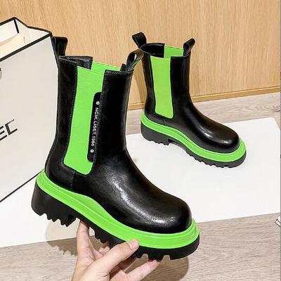 2022 new british style chimney boots women's boots f5749
