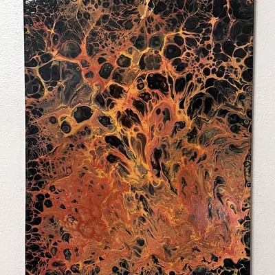 Heavy load - original painting on canvas