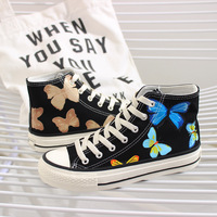 New original butterfly hand painted shoes - Thumbnail 6