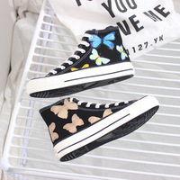 New original butterfly hand painted shoes - Thumbnail 8