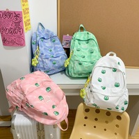 Harajuku Frog Print Backpack - Thumbnail 4