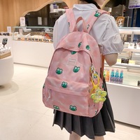 Harajuku Frog Print Backpack - Thumbnail 2