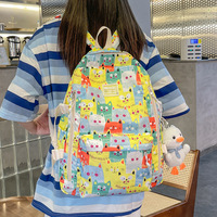 All Over Animals Print Backpack - Thumbnail 1