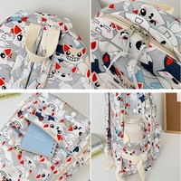 All Over Animals Print Backpack - Thumbnail 3