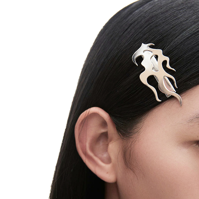 Free shipping-y2k on fire hair clip - Thumbnail 3