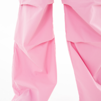90'S DREAMY PINK WIDE LEG PANTS - Thumbnail 4