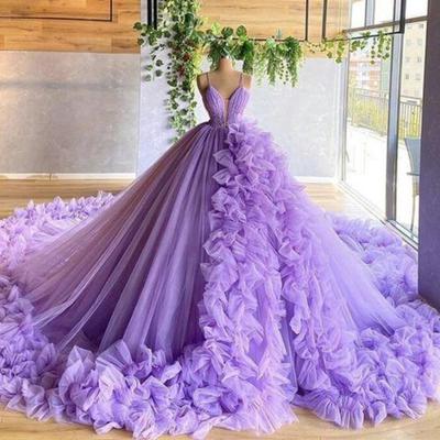 Mermaid unique prom dress evenin gowns with train  - Thumbnail 2