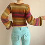 GRADIENT STRIPE SWEATER-2