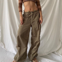 Free Shipping-NYLON CARGO JOGGER - Thumbnail 3