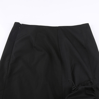 Free Shipping-NYLON CARGO MIDI SKIRT - Thumbnail 5