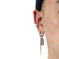 Free Shipping-BLADE EARRINGS - Thumbnail 1