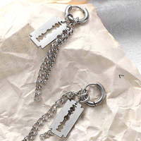 Free Shipping-BLADE EARRINGS - Thumbnail 2