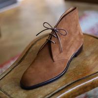 Top Fashion Hot Design Brown Chukka Lace Up Suede Formal Boot - Thumbnail 1