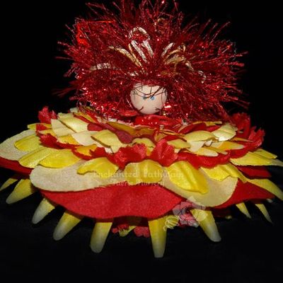 Suditi the flower petal faerie, fairy, ooak