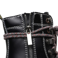Chic Black Motorcycle Boots - Thumbnail 4