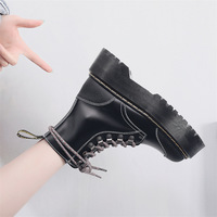 Chic Black Motorcycle Boots - Thumbnail 8