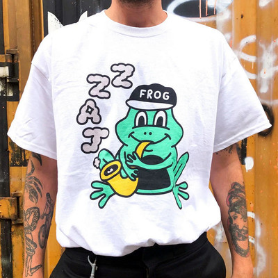 Jazz frog tee