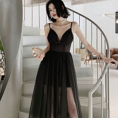 Black tulle short prom dress homecoming dress - Thumbnail 3