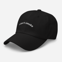 Free Shipping-I DON'T SMOKE CAP ( White font )  - Thumbnail 1