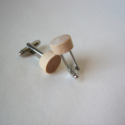 Cufflinks - Reclaimed Wood