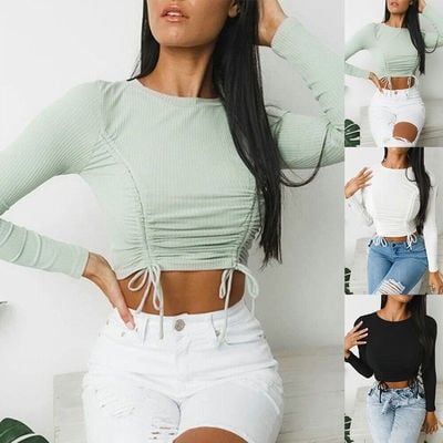 Long sleeve crop-td - Thumbnail 4