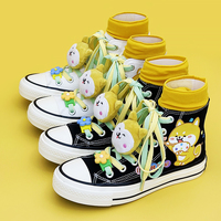 Cute Corgi Handpainted High Top Shoes  - 3colors - Thumbnail 1