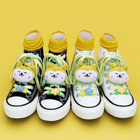 Cute Corgi Handpainted High Top Shoes  - 3colors - Thumbnail 3